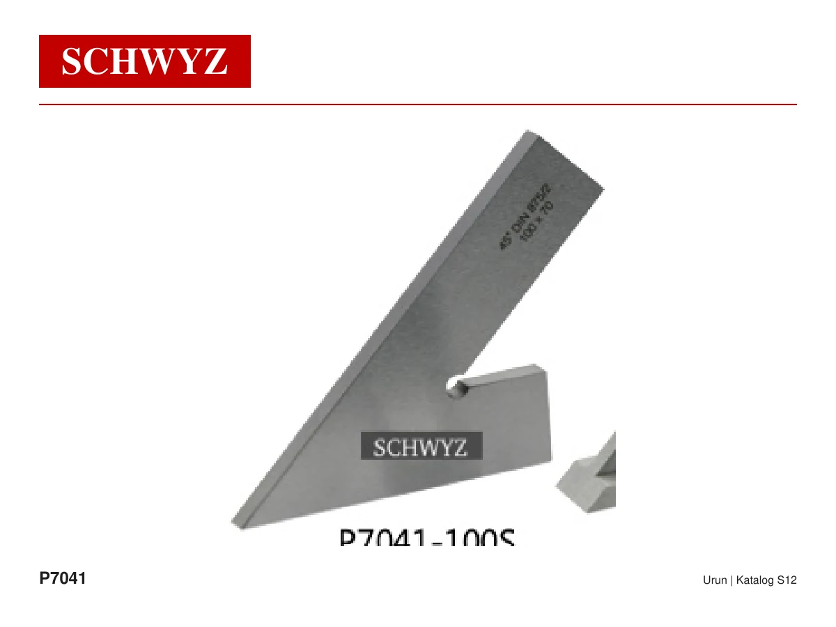 SCHWYZ P7041-200S 45° / 120° / 135° Gönyeler ve Ayarlanabilir Açı Ölçer