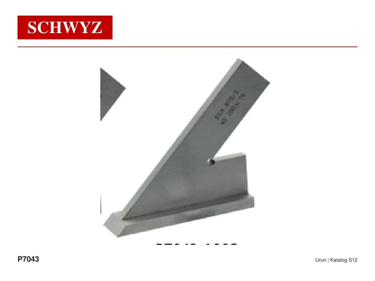 SCHWYZ P7043-120S 45° / 120° / 135° Gönyeler ve Ayarlanabilir Açı Ölçer