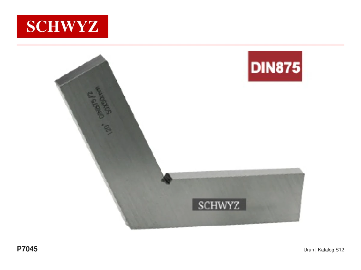 SCHWYZ P7045-50S 45° / 120° / 135° Gönyeler ve Ayarlanabilir Açı Ölçer