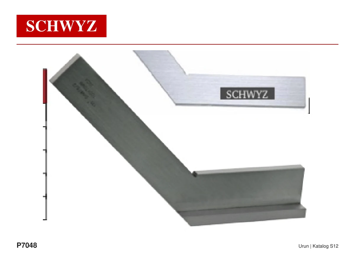 SCHWYZ P7048-150S 45° / 120° / 135° Gönyeler ve Ayarlanabilir Açı Ölçer