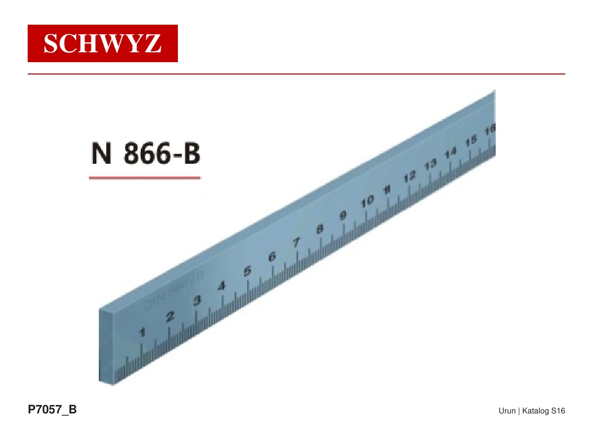 SCHWYZ P7057-1000-A Hassas Gönye ve Referans Aparatları