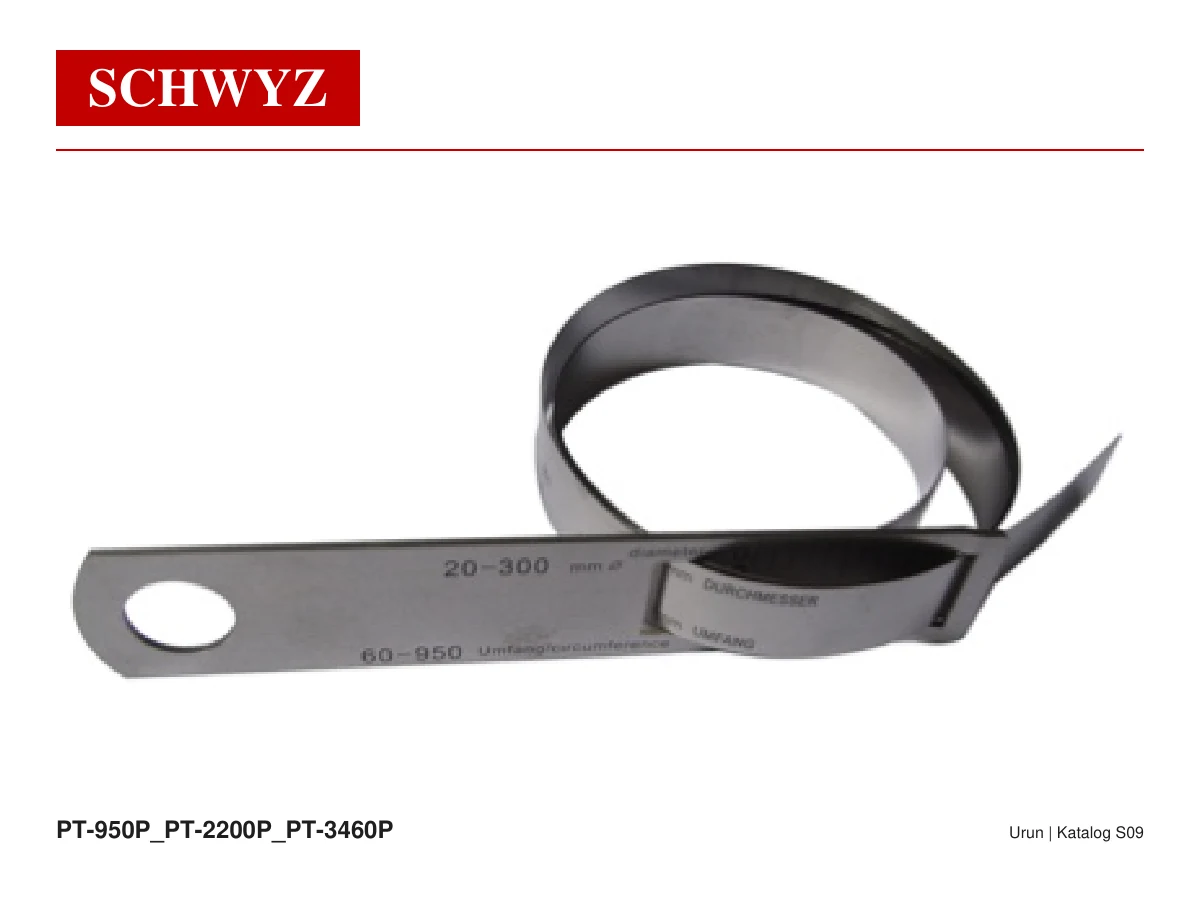 SCHWYZ PT-7200SP Çevre Ölçüm Şeritleri ve Sentil Şeritleri