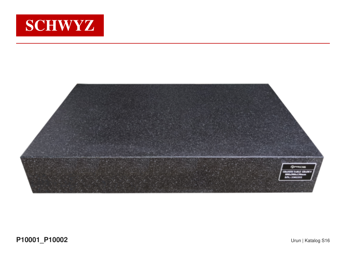 SCHWYZ Granit Yüzey Plakaları ve Standları