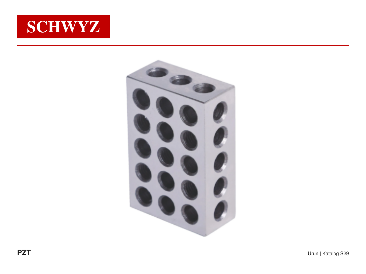 SCHWYZ Çelik V-Blok ve Paralel Blok Sistemleri