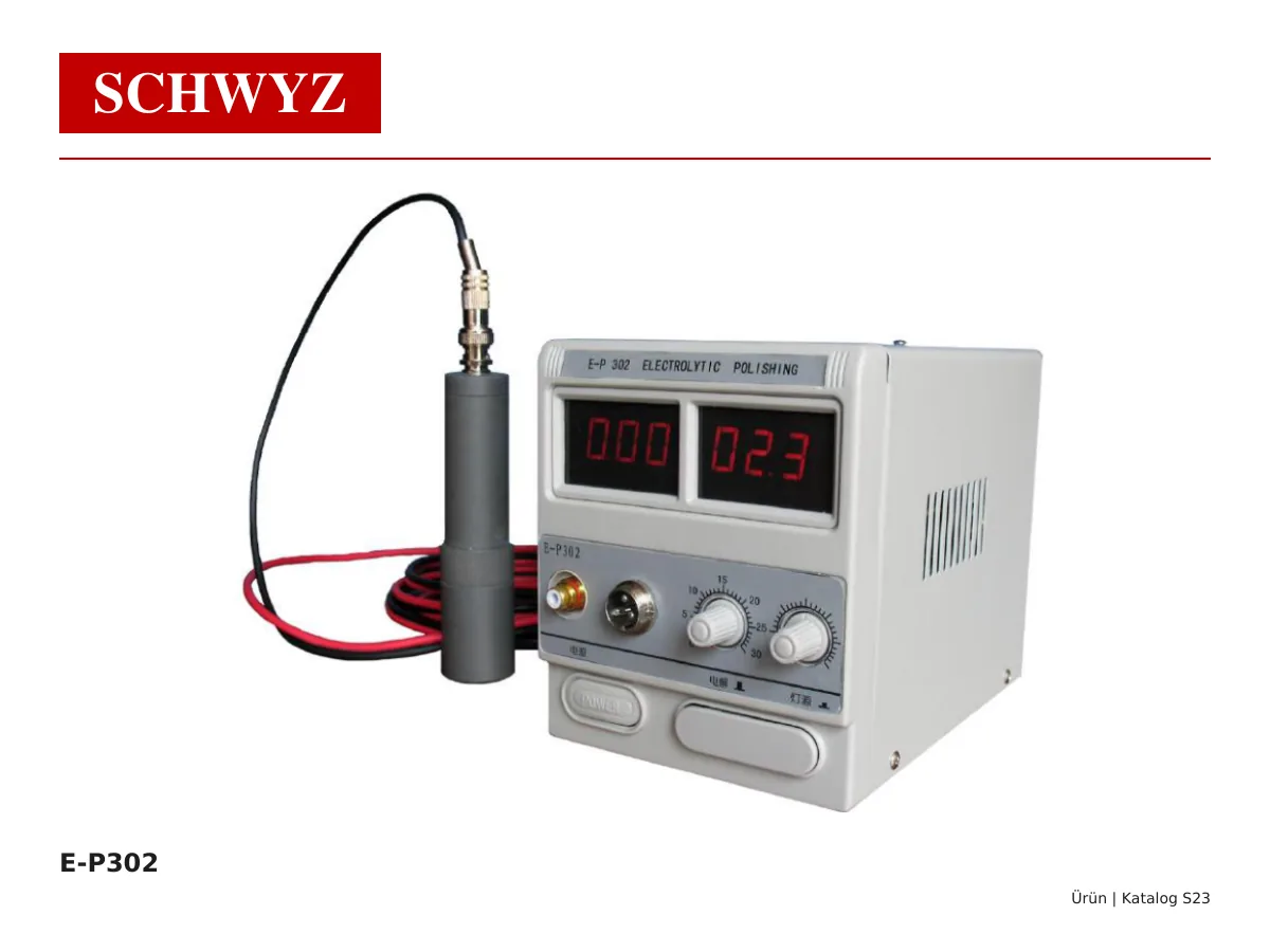 SCHWYZ Elektrolitik Parlatma