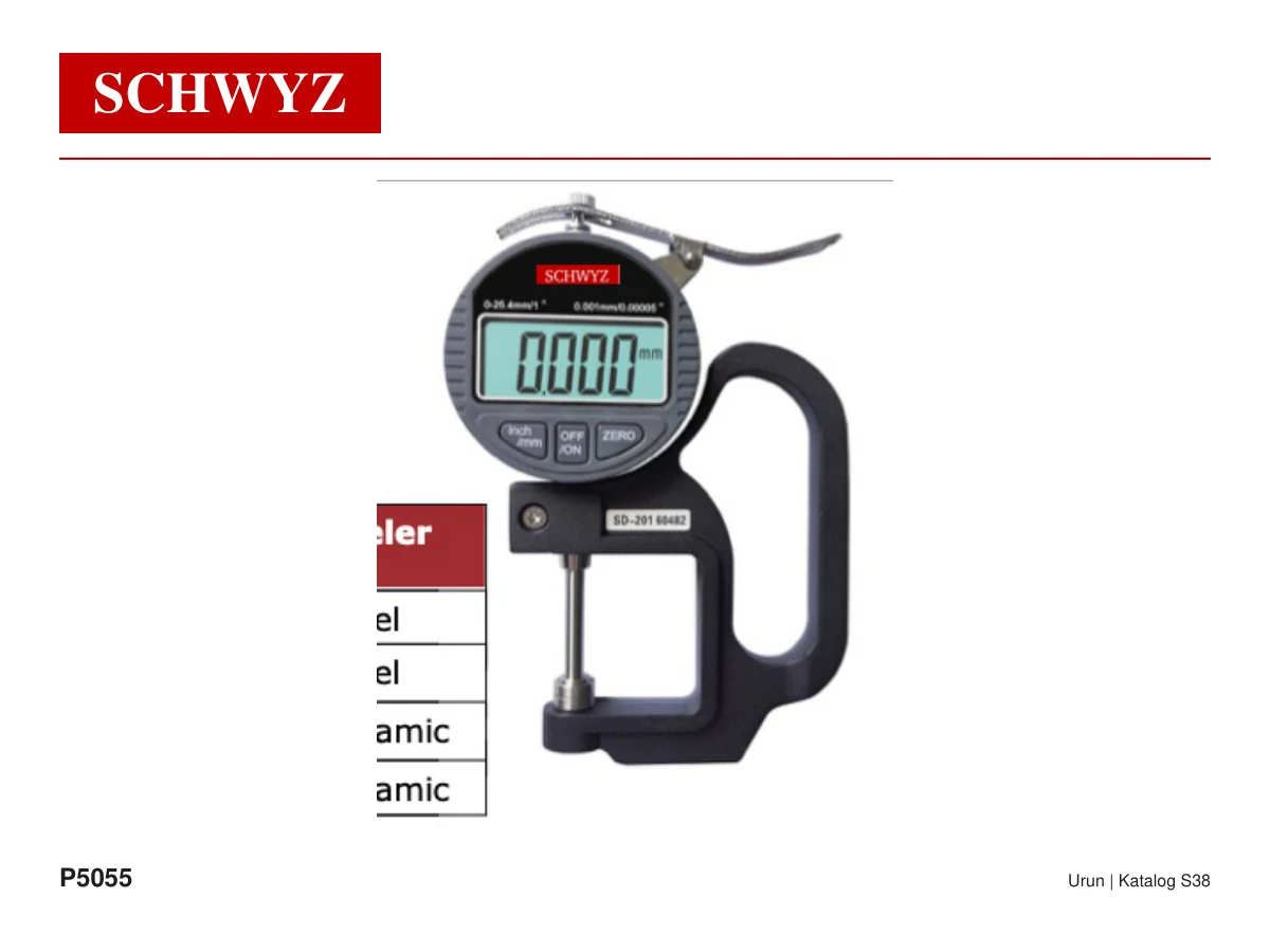 SCHWYZ P5055 ürün görseli