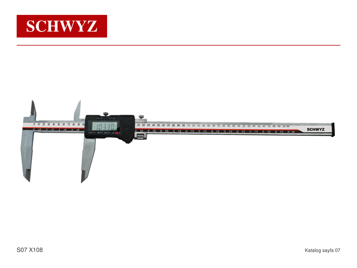 SCHWYZ Ağır Tip Dijital Kumpaslar – P1028 / P1030