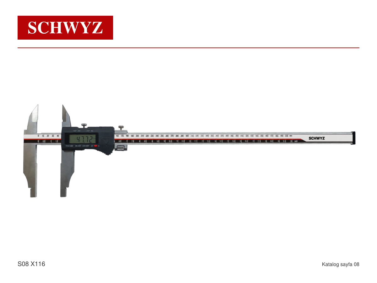 SCHWYZ Ağır Tip Dijital Kumpaslar – P1027