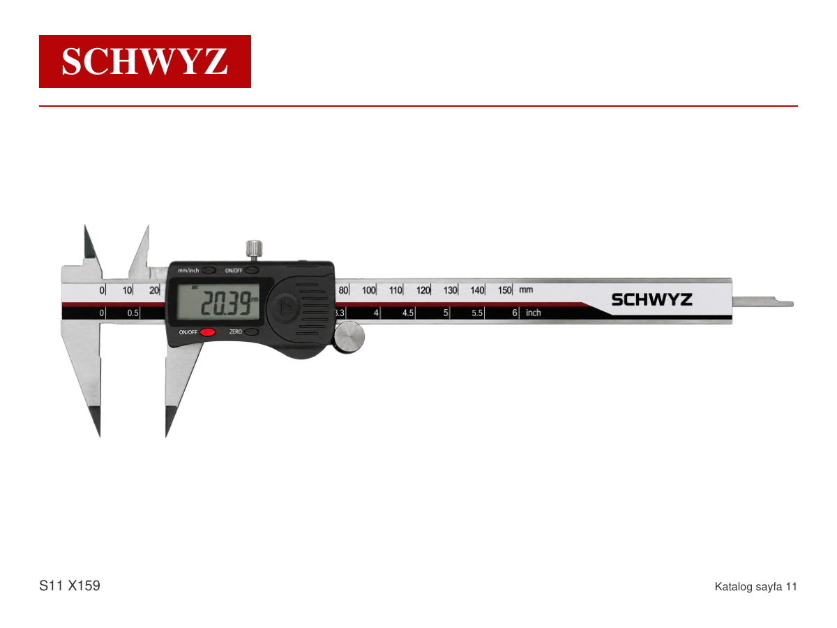 SCHWYZ katalog sayfası 11 ürün görseli