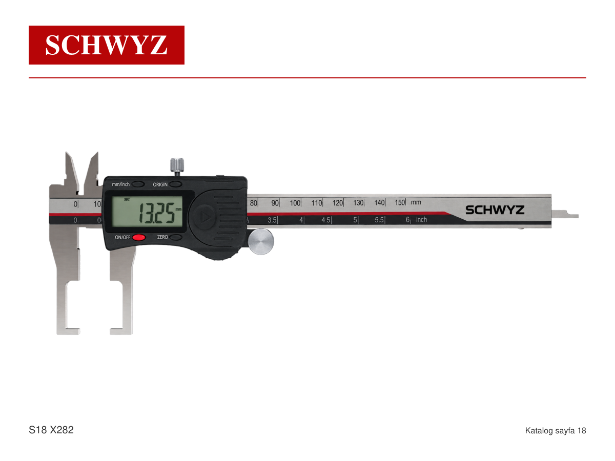 SCHWYZ katalog sayfası 18 ürün görseli
