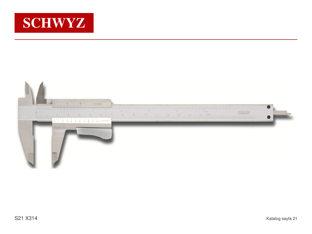 SCHWYZ katalog sayfası 21 ürün görseli