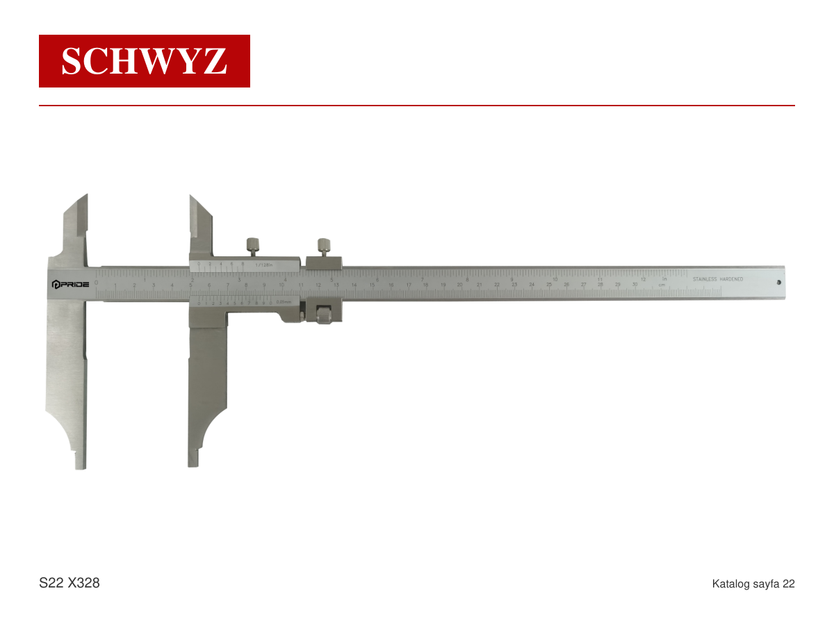 SCHWYZ katalog sayfası 22 ürün görseli