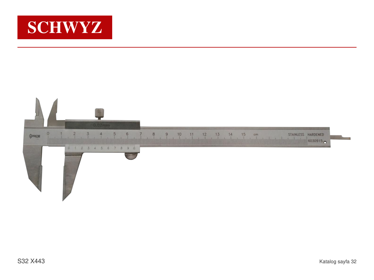 SCHWYZ katalog sayfası 32 ürün görseli