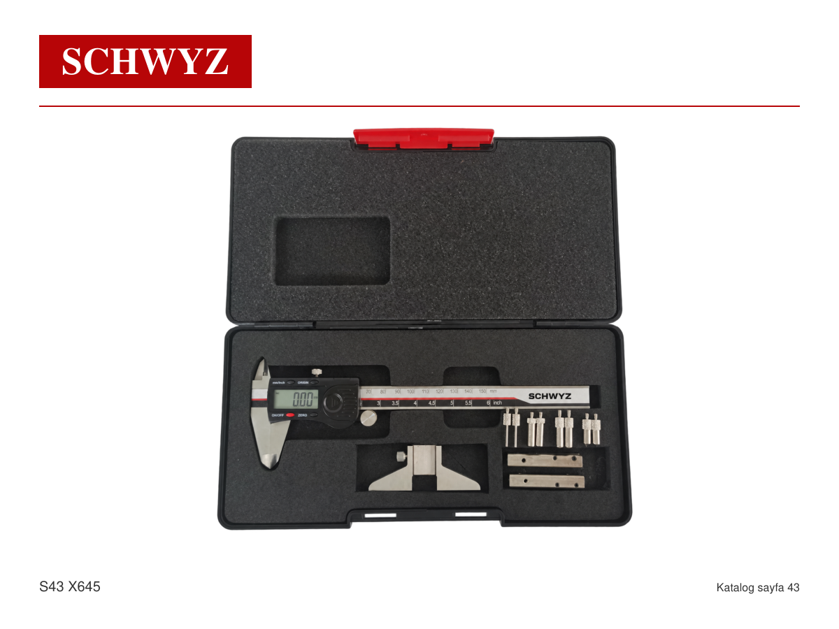 SCHWYZ katalog sayfası 43 ürün görseli