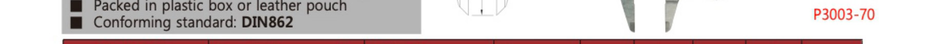 SCHWYZ P3003-70 katalog teknik satırı