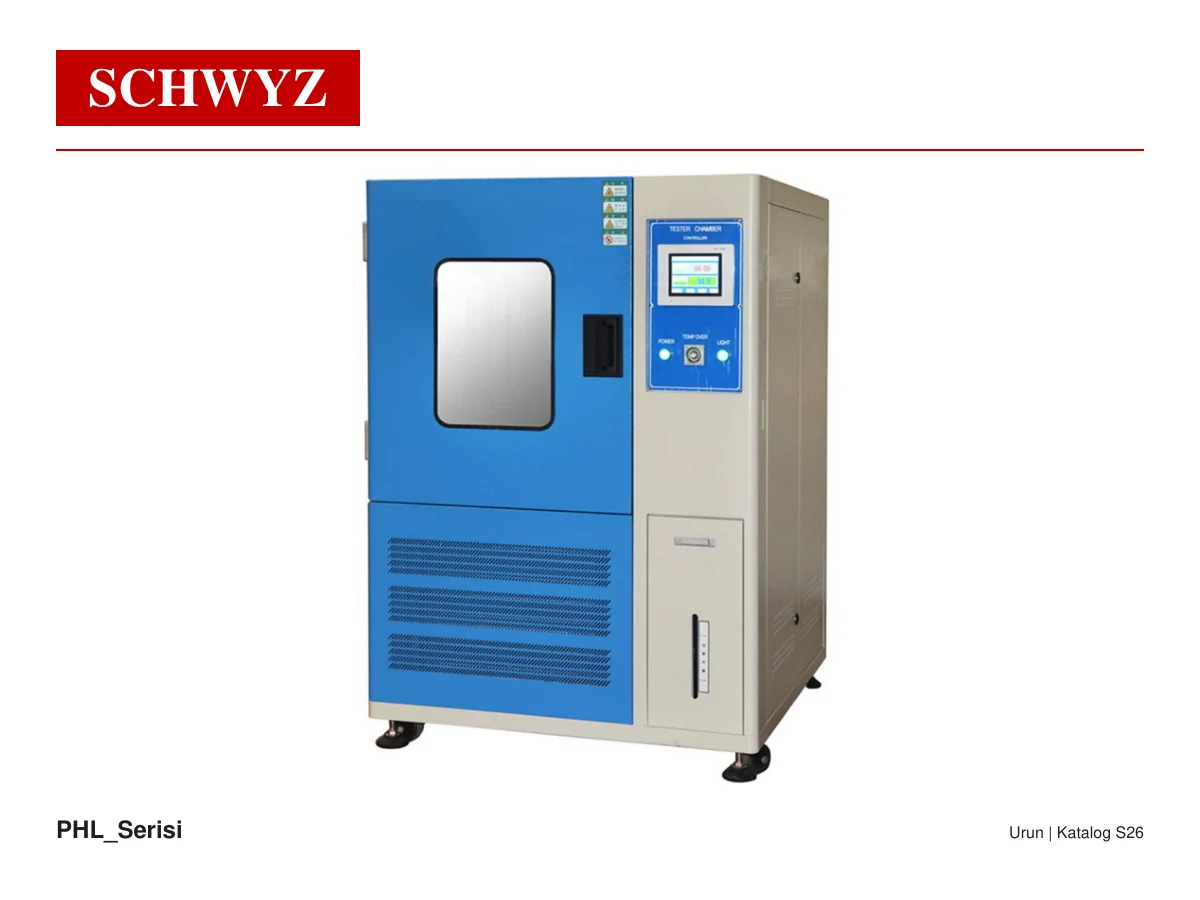 SCHWYZ PHL-1000A Programlanabilir Yüksek & Düşük Sıcaklık Kabini