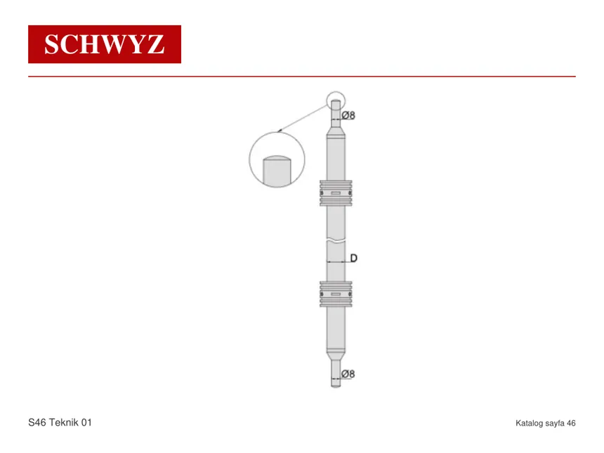 P8313 katalog teknik çizimi